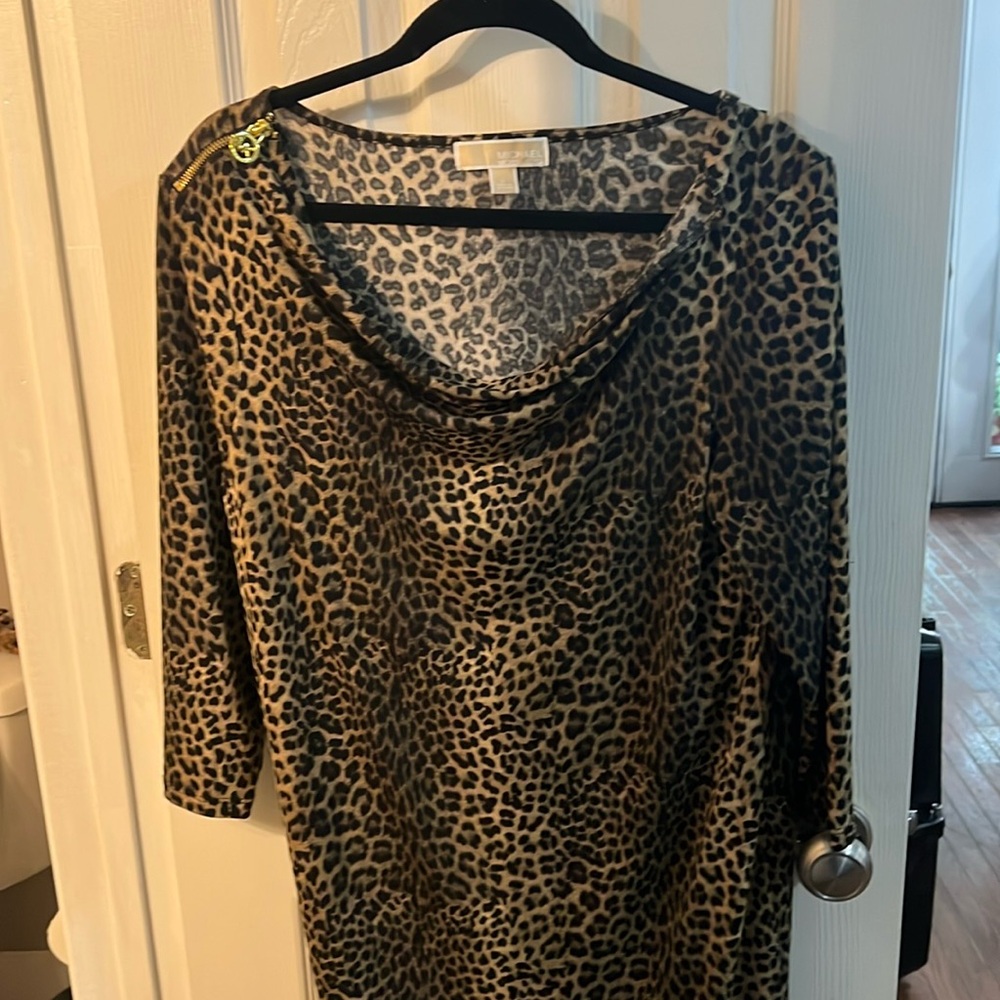 Michael Kors animal print dress.